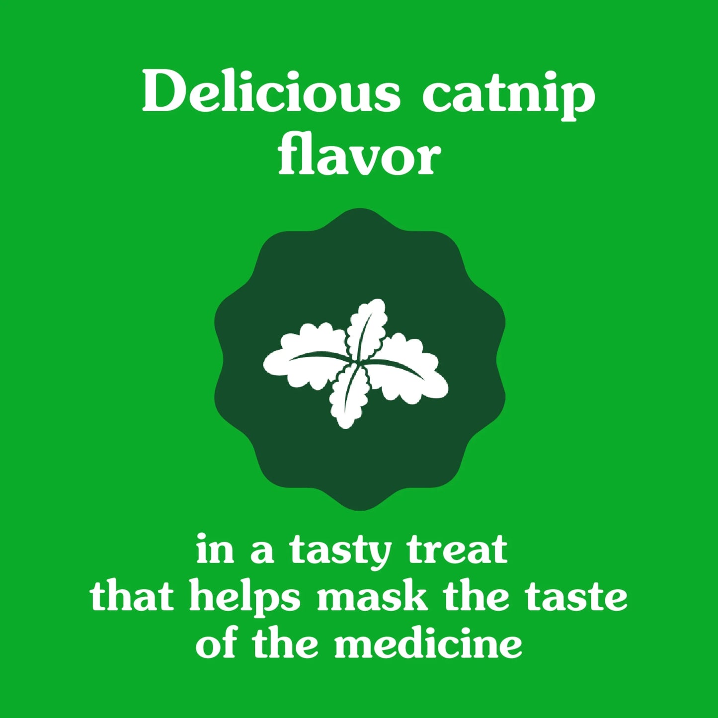 Feline Pill Pockets for Cats Natural Soft Cat Treats, Catnip Flavor, 1.6 Oz Pack (45 Treats)
