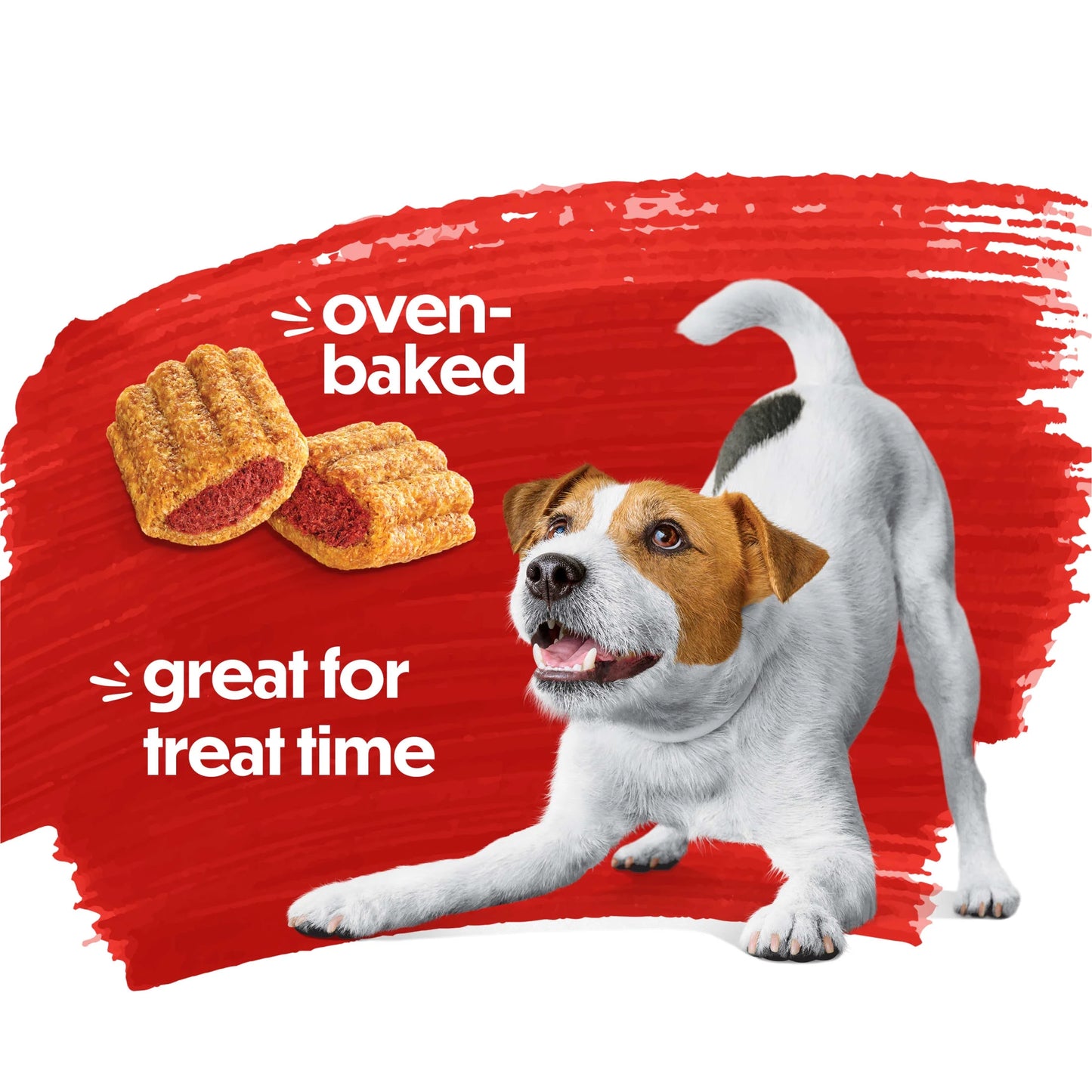 (2 Pack) Baked Delights Hugs with Real Beef and Cheese Oven Baked Dog Treats Produced in USA Facilities