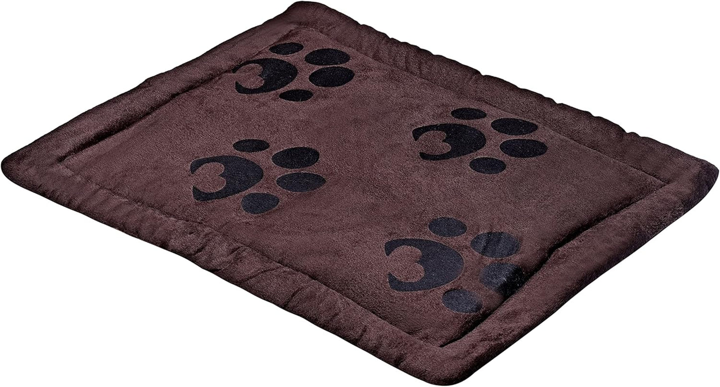 Pet Beds for Small, Medium, and Large Dogs and Cats, Brown Durable Dog Bed for Large Medium Small Dogs Soft Washable Pet Bed Breathable Rectangle Sleeping Bed Anti-Slip Bottom, Multiple Sizes S-L