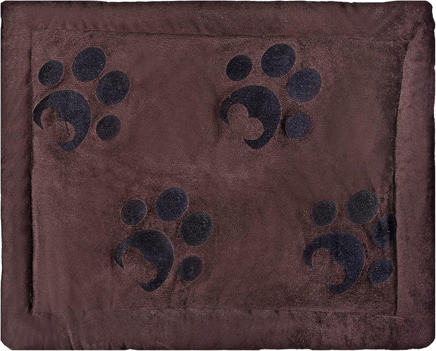 Pet Beds for Small, Medium, and Large Dogs and Cats, Brown Durable Dog Bed for Large Medium Small Dogs Soft Washable Pet Bed Breathable Rectangle Sleeping Bed Anti-Slip Bottom, Multiple Sizes S-L