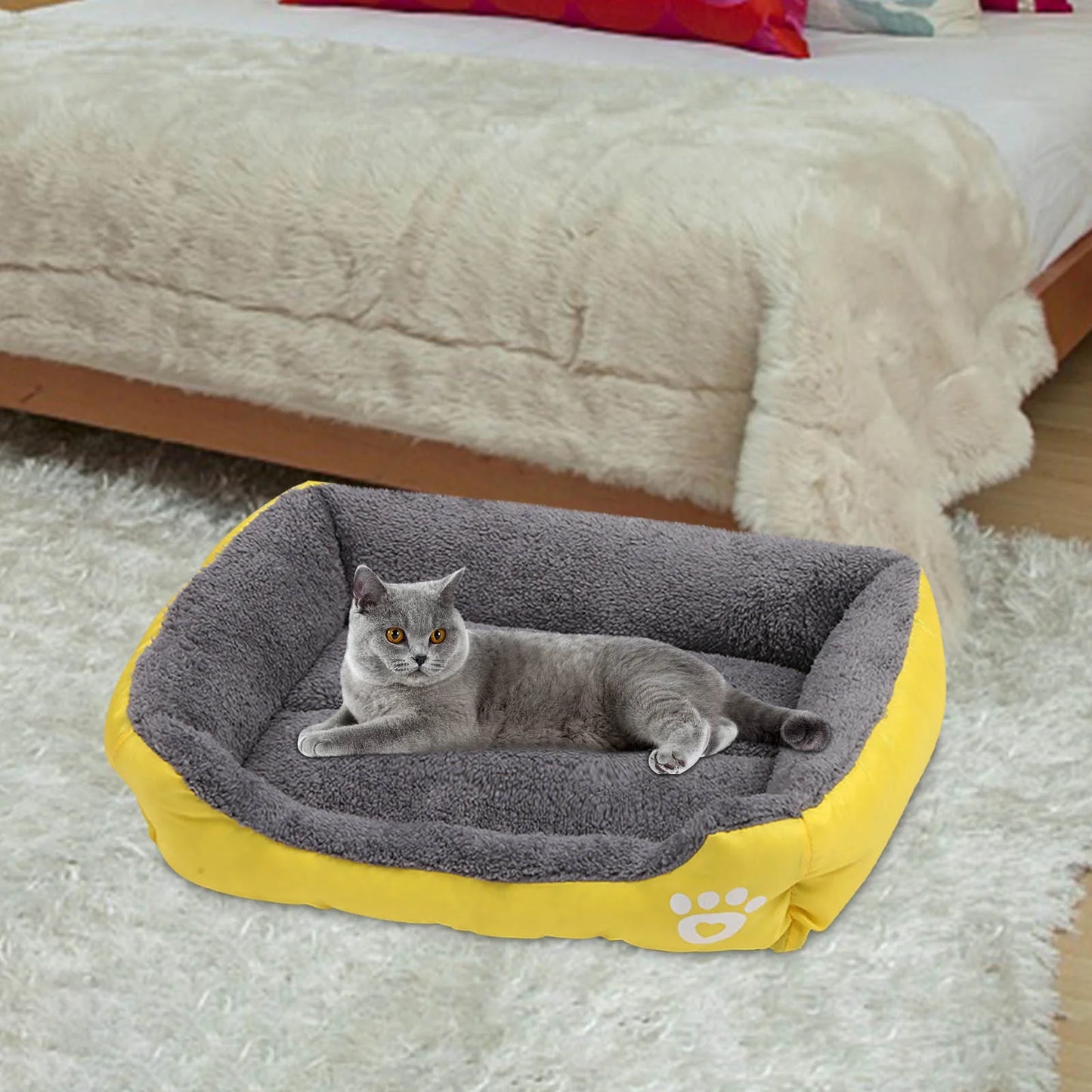 Cat Bed Pet Winter Warm Pet Bed Pet Supplies and Dog Sleeping Bed