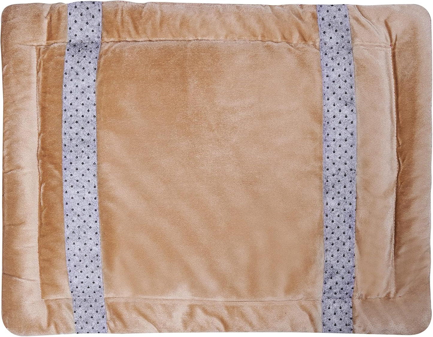 Pet Beds for Small, Medium, and Large Dogs and Cats, Brown Durable Dog Bed for Large Medium Small Dogs Soft Washable Pet Bed Breathable Rectangle Sleeping Bed Anti-Slip Bottom, Multiple Sizes S-L