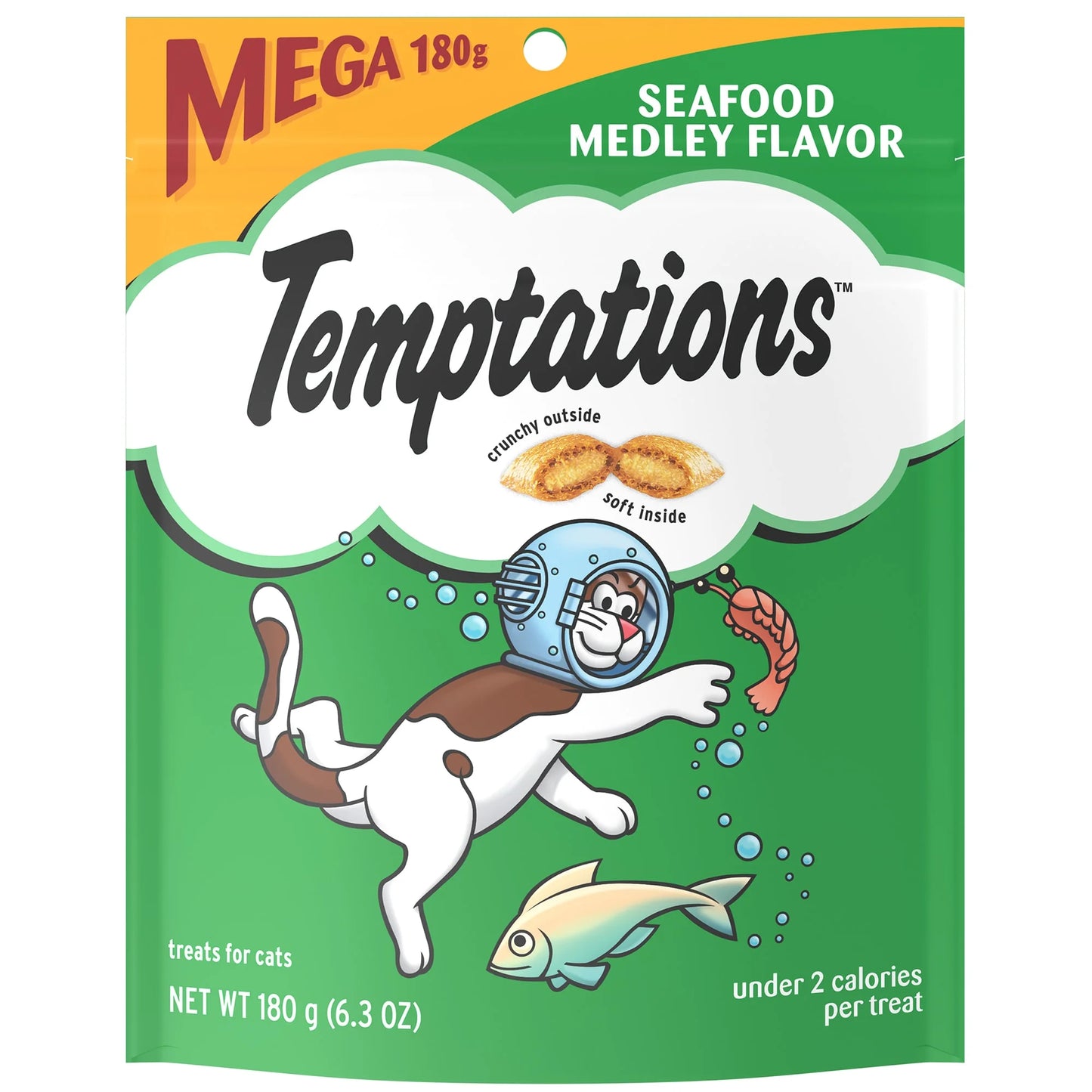 Temptations 6.3 Oz Classic Variety Pack: Tasty Chicken + Tempting Tuna + Seafood Medley
