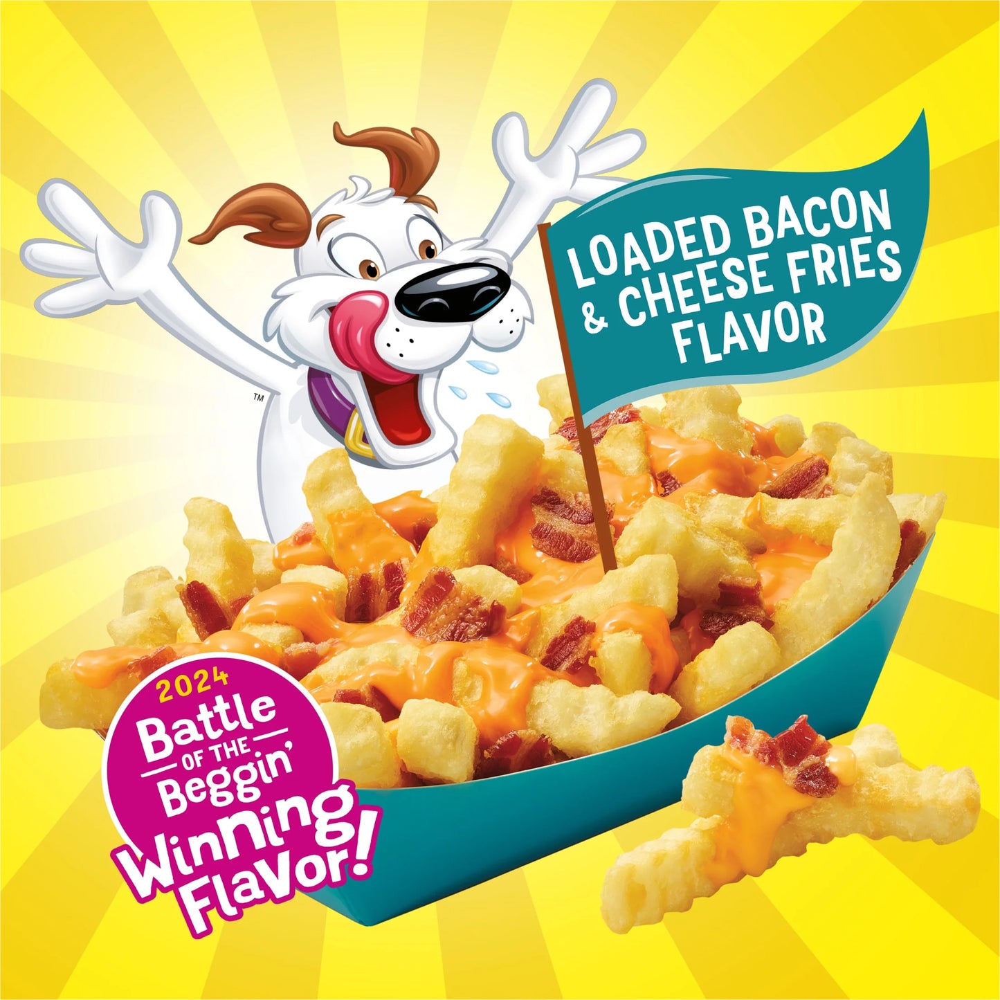 Purina Beggin’ Loaded Bacon and Cheese Fries Flavor Treats for Dogs