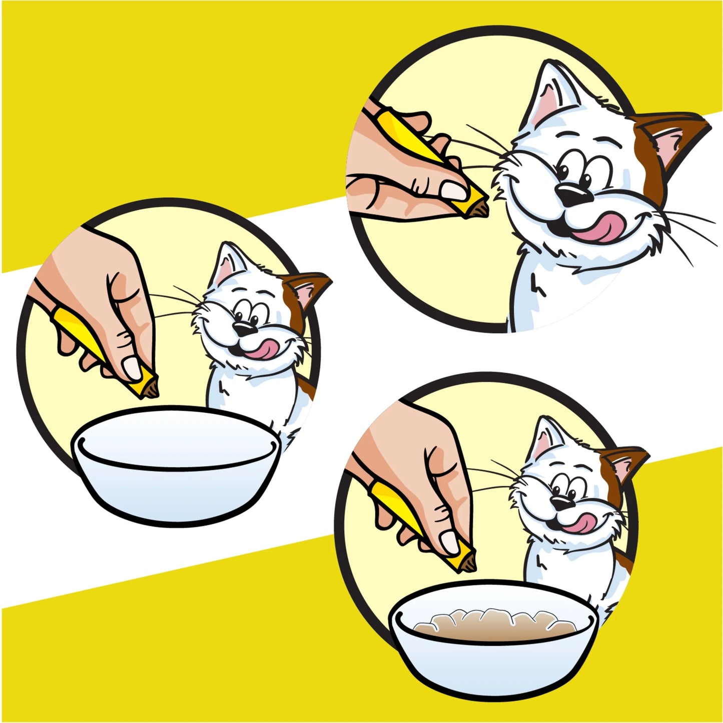 Creamy Puree Salmon and Chicken Lickable Cat Treats Variety Pack, (16) 12G Pouches