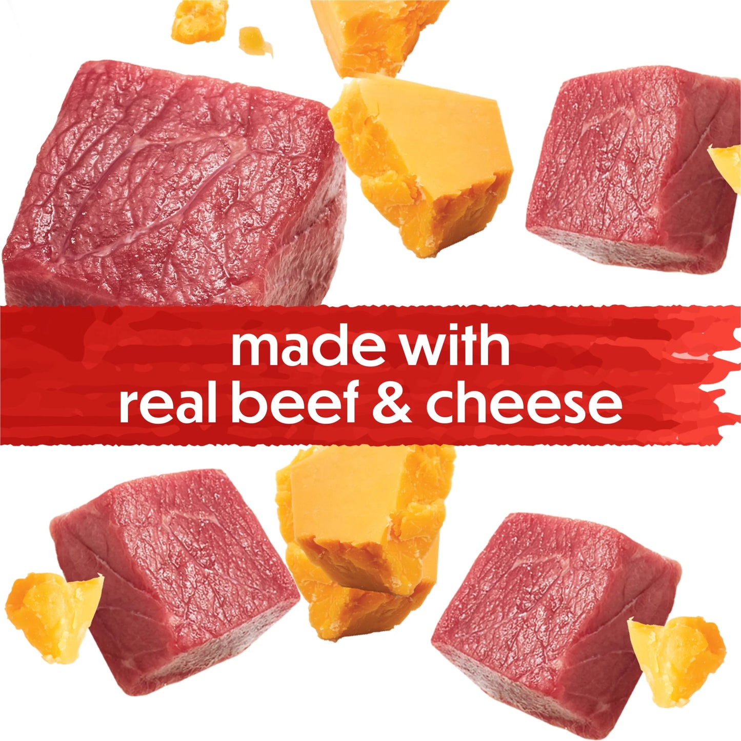(2 Pack) Baked Delights Hugs with Real Beef and Cheese Oven Baked Dog Treats Produced in USA Facilities
