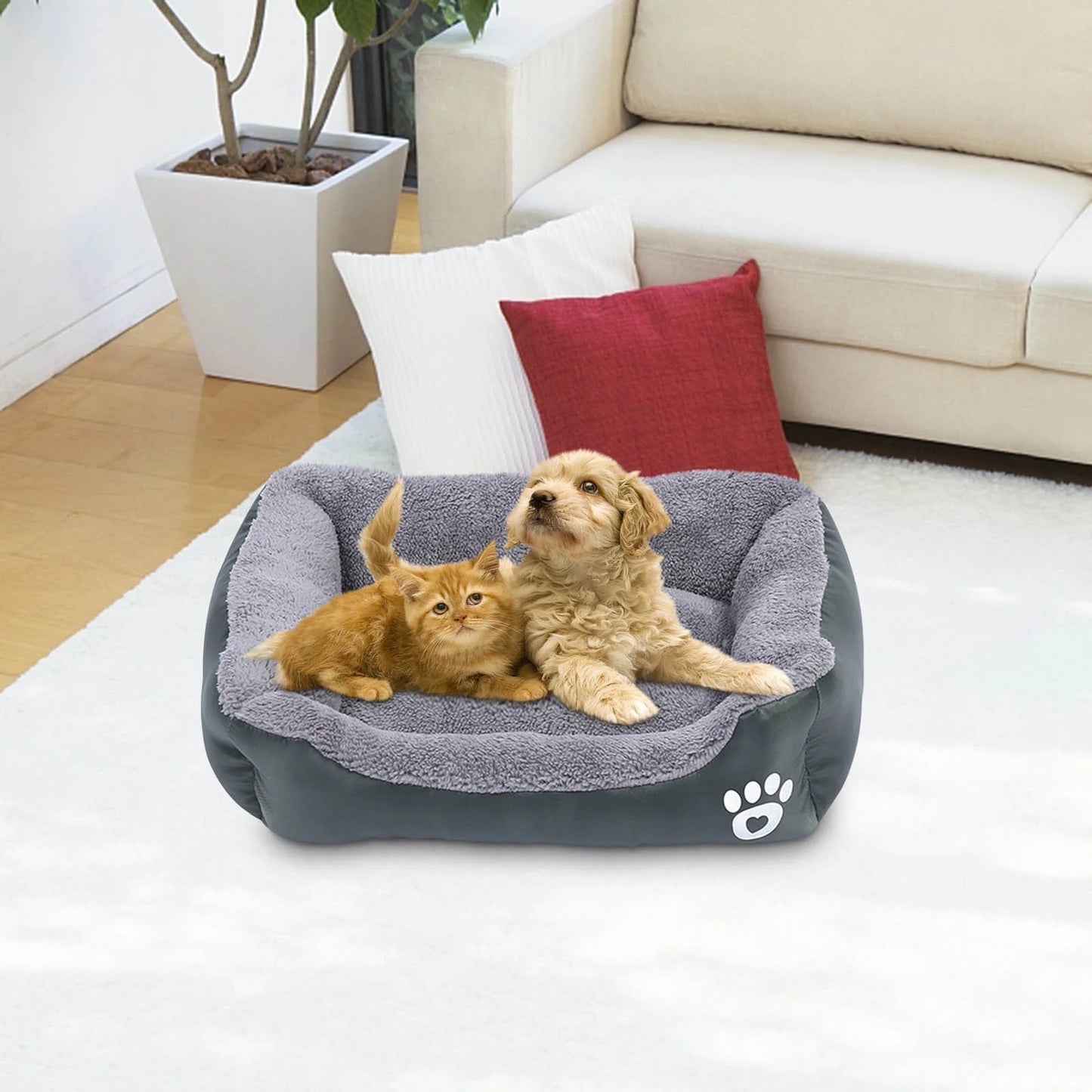 Cat Bed Pet Winter Warm Pet Bed Pet Supplies and Dog Sleeping Bed