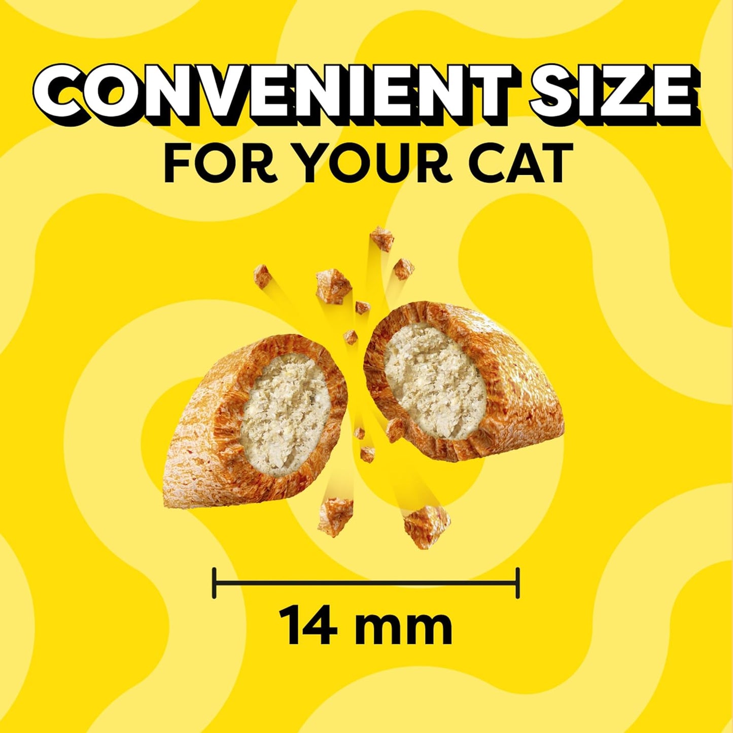 Jumbo Stuff Crunchy and Soft Cat Treats, Tempting Tuna Flavor, 2.5 Oz. Pouch (Pack of 12)