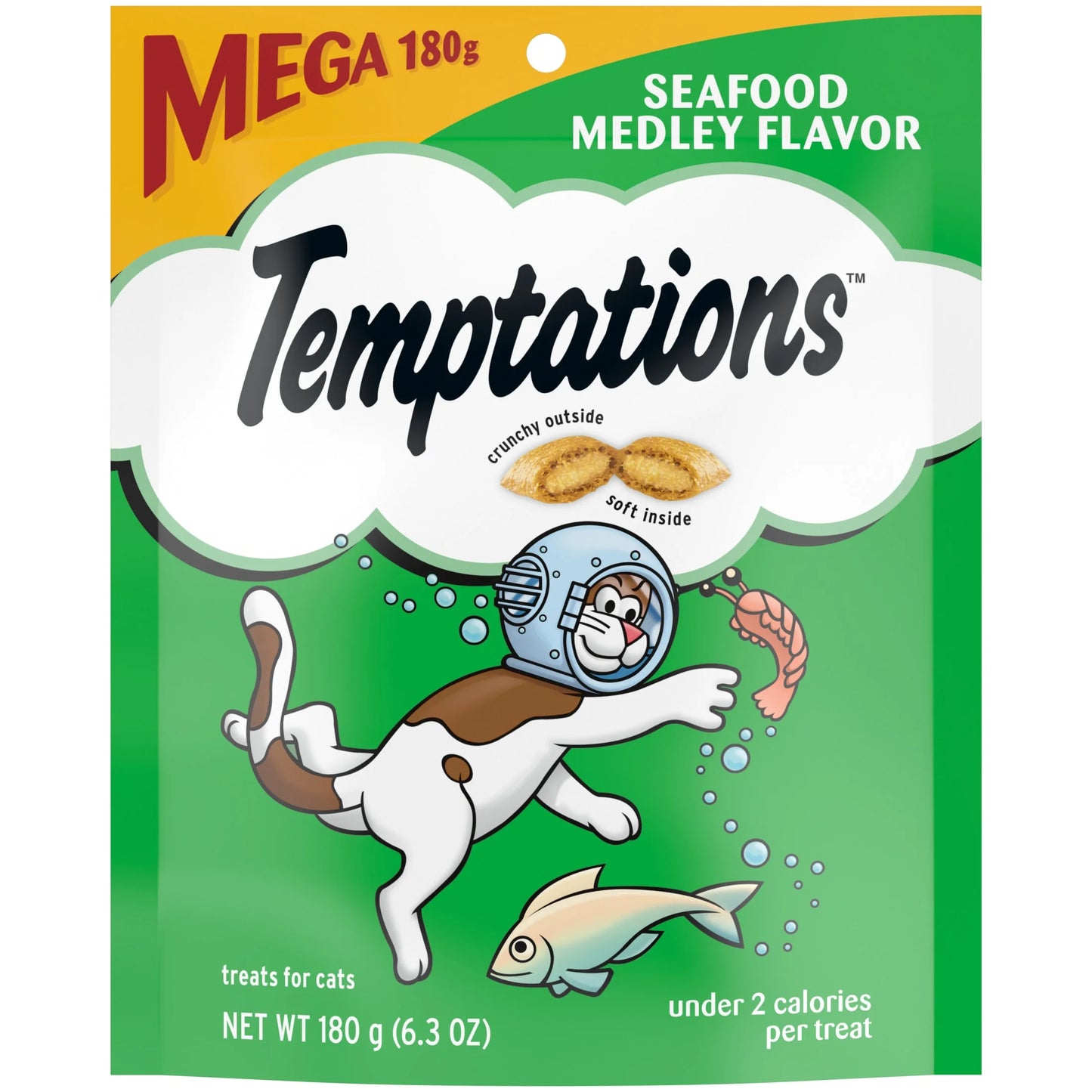 Temptations 6.3 Oz Classic Variety Pack: Tasty Chicken + Tempting Tuna + Seafood Medley
