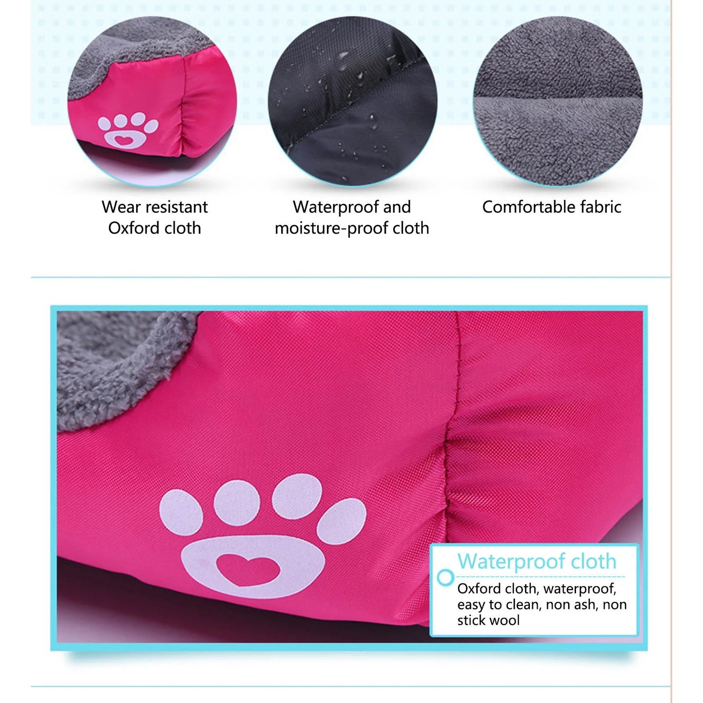 Cat Bed Pet Winter Warm Pet Bed Pet Supplies and Dog Sleeping Bed