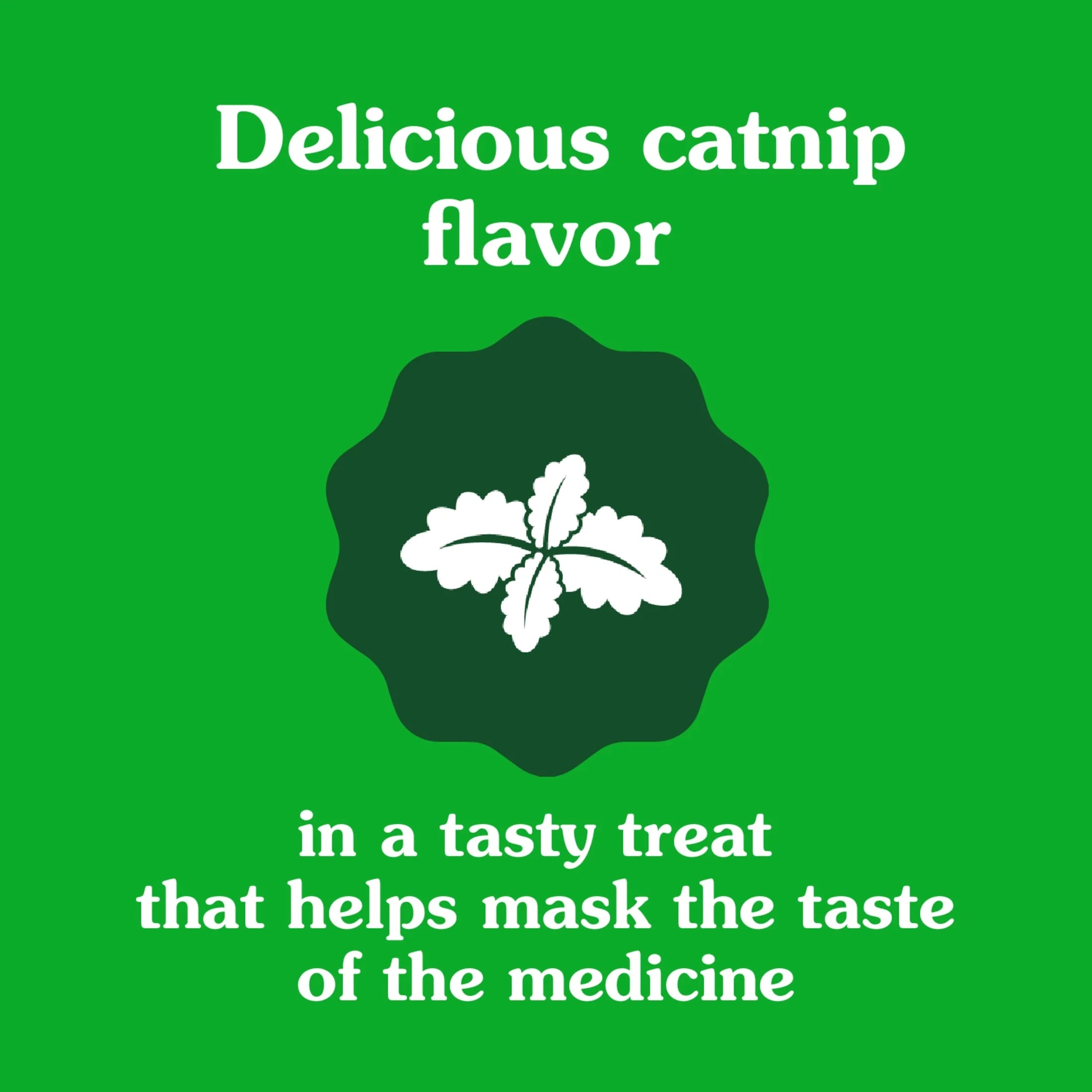 Feline  Pill Pockets for Cats Natural Soft Cat Treats, Catnip Flavor, 1.6 Oz Pack (45 Treats)