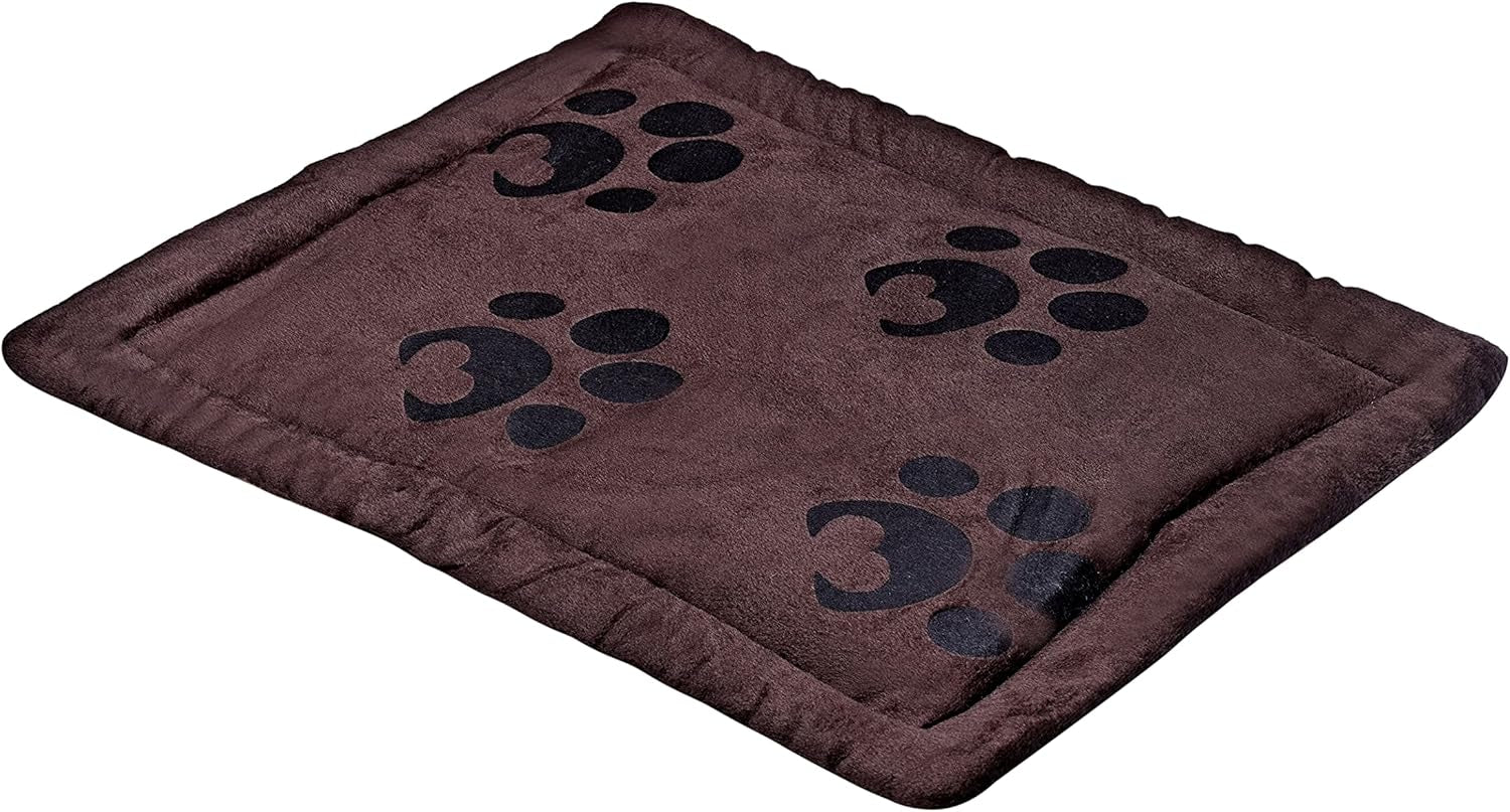 Pet Beds for Small, Medium, and Large Dogs and Cats, Brown Durable Dog Bed for Large Medium Small Dogs Soft Washable Pet Bed Breathable Rectangle Sleeping Bed Anti-Slip Bottom, Multiple Sizes S-L