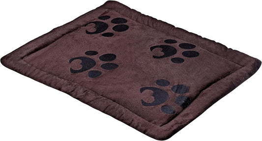 Pet Beds for Small, Medium, and Large Dogs and Cats, Brown Durable Dog Bed for Large Medium Small Dogs Soft Washable Pet Bed Breathable Rectangle Sleeping Bed Anti-Slip Bottom, Multiple Sizes S-L