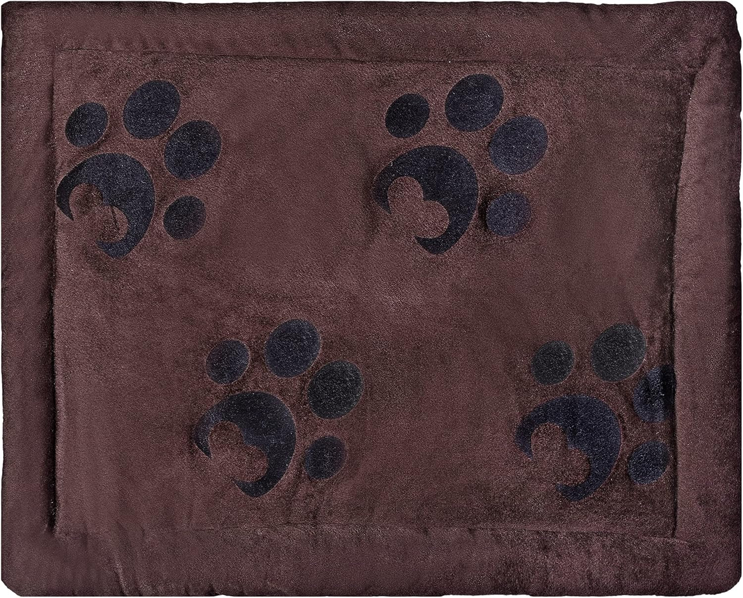 Pet Beds for Small, Medium, and Large Dogs and Cats, Brown Durable Dog Bed for Large Medium Small Dogs Soft Washable Pet Bed Breathable Rectangle Sleeping Bed Anti-Slip Bottom, Multiple Sizes S-L