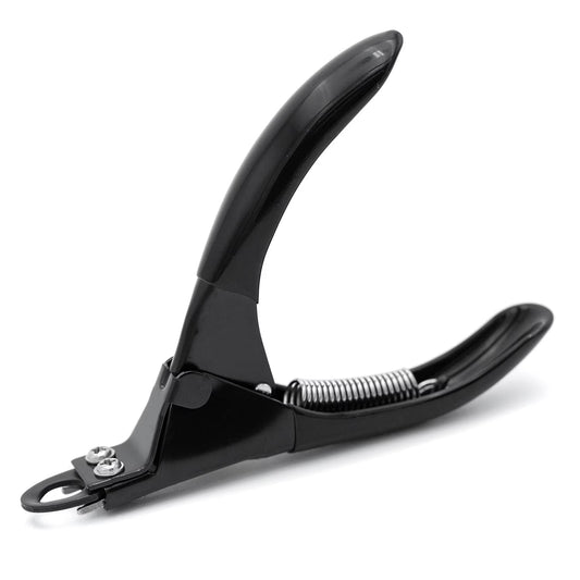 Pet Nail Trimmer Large Hole Black – Guillotine Clippers for Dog, Cat, Puppy & Small Animal Grooming – Stainless Steel Blade, Non Slip Grip, Pet Grooming Tool for Home & Travel