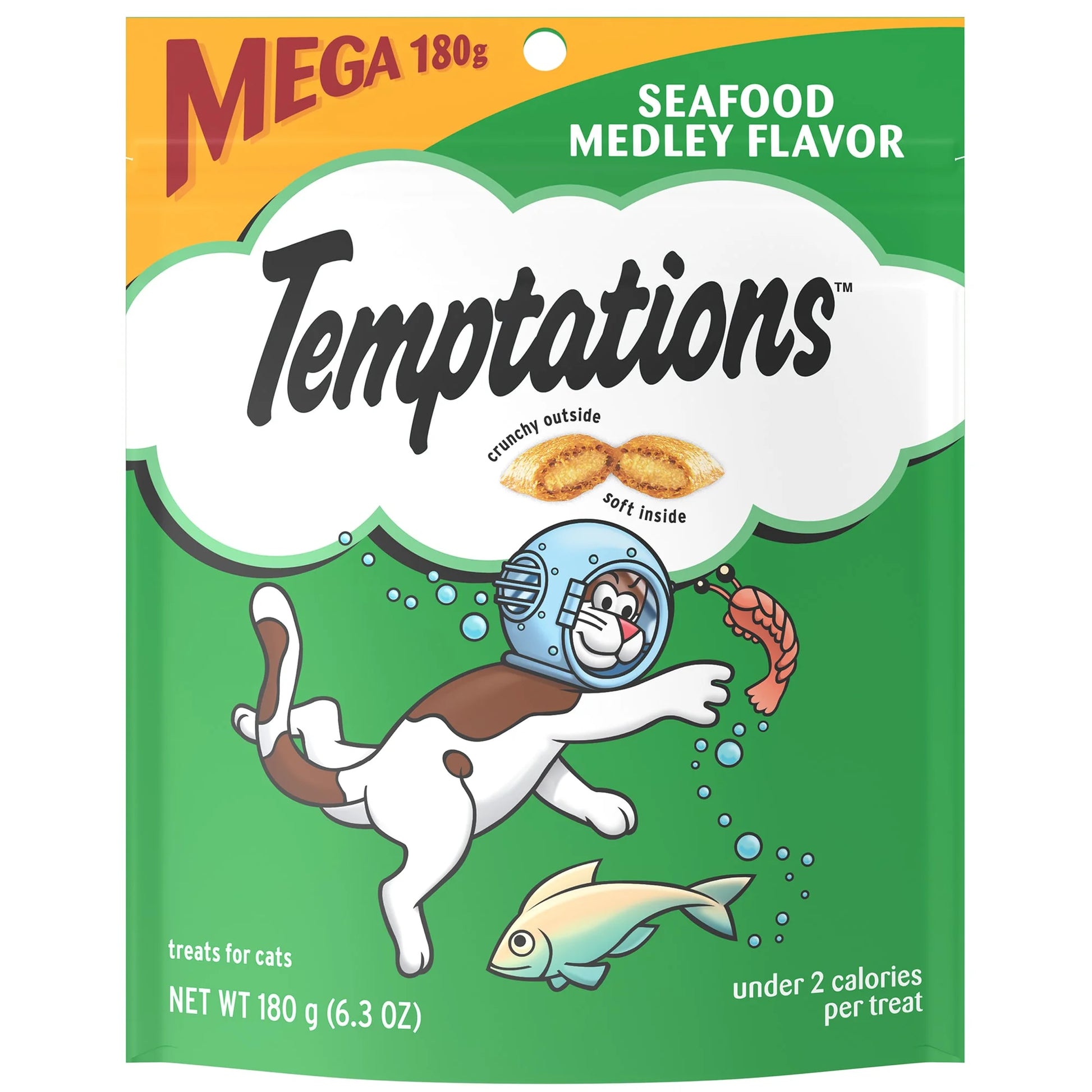 Temptations 6.3 Oz Classic Variety Pack: Tasty Chicken + Tempting Tuna + Seafood Medley