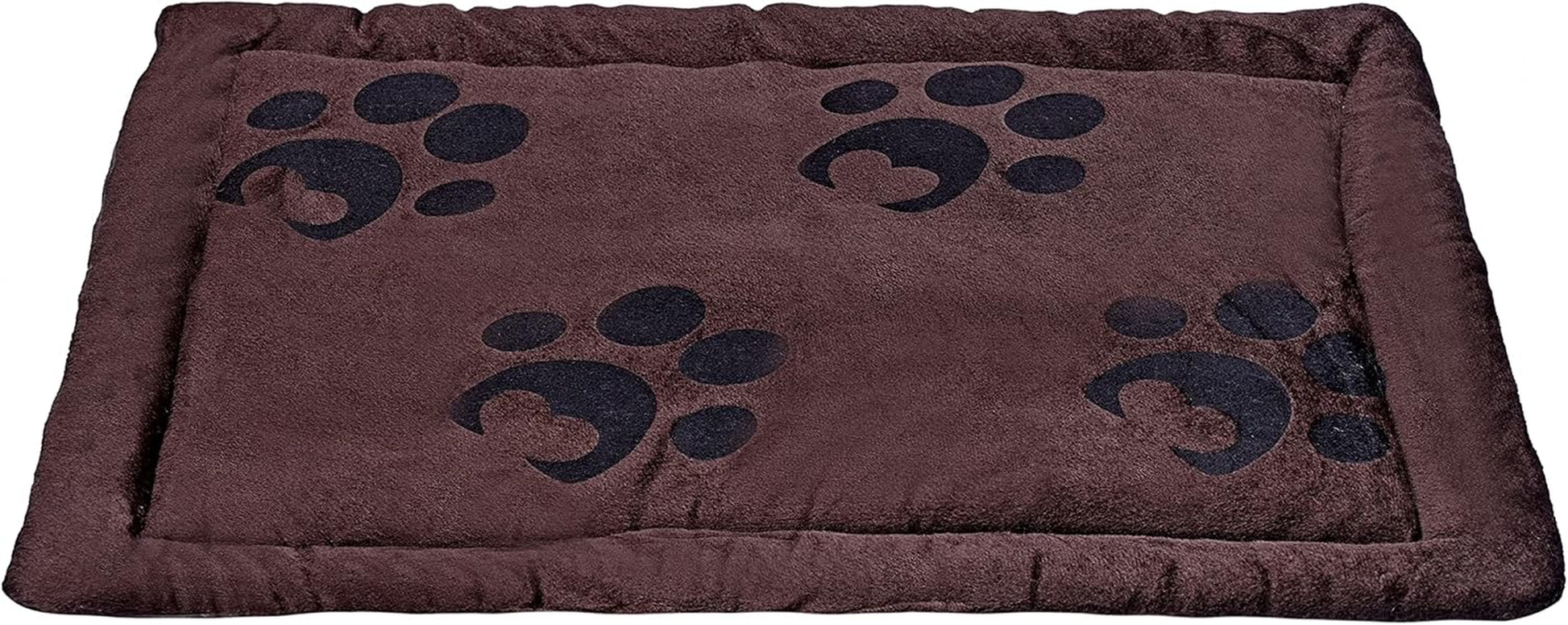 Pet Beds for Small, Medium, and Large Dogs and Cats, Brown Durable Dog Bed for Large Medium Small Dogs Soft Washable Pet Bed Breathable Rectangle Sleeping Bed Anti-Slip Bottom, Multiple Sizes S-L