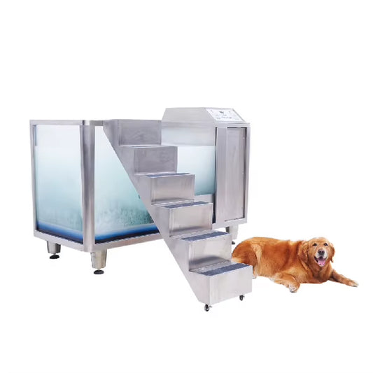 Stainless Steel Pet Bathing Grooming Bathtub Dog Washing Station Household Pet Hospital