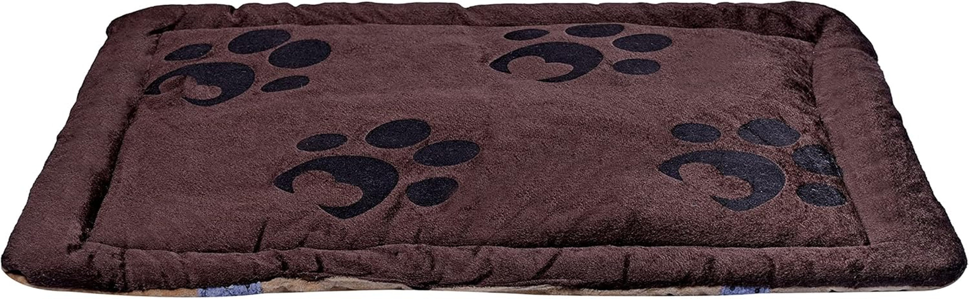 Pet Beds for Small, Medium, and Large Dogs and Cats, Brown Durable Dog Bed for Large Medium Small Dogs Soft Washable Pet Bed Breathable Rectangle Sleeping Bed Anti-Slip Bottom, Multiple Sizes S-L